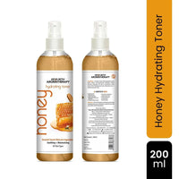 Honey Hydrating Toner, Deep Conditioning, Increase Elasticity with Pure Honey & Honey Conditioner & Sodium PCA, for Dry Dehydrated Skin 200ml - Keya Seth Aromatherapy