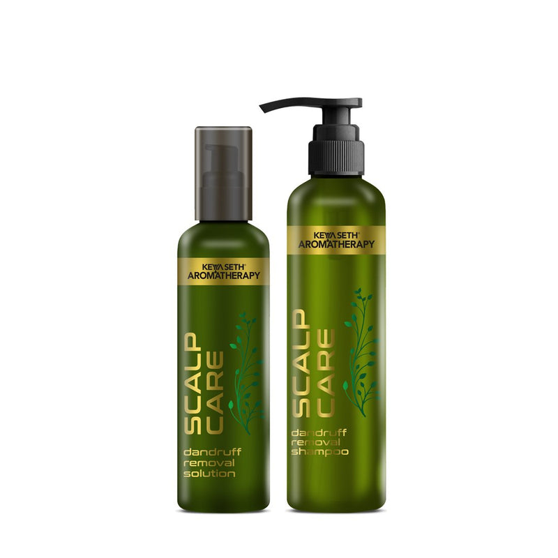 Scalp Care Anti Dandruff Shampoo & Solution Dandruff Removal Treatment Kit