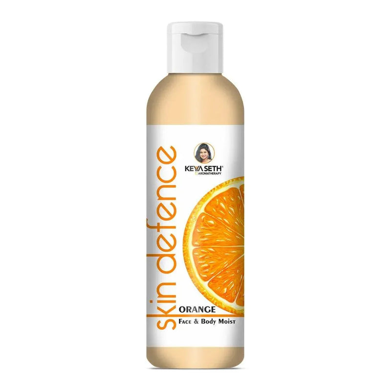 Orange Face & Body Moist,Vitamin C Enriched,Brightening, Rejuvenating, Refreshing - Keya Seth Aromatherapy