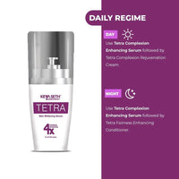 Tetra 4X Skin Whitening Treatment (Skin Whitening Conditioner + Serum +Night Cream)