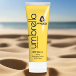 Umbrella Sunscreen Solution SPF 60 with PA+++ Long Lasting UV Protection, Sun defence Formula Oil Control Enriched with Essential Oil Wheatgerm & Micronized Zinc Oxide